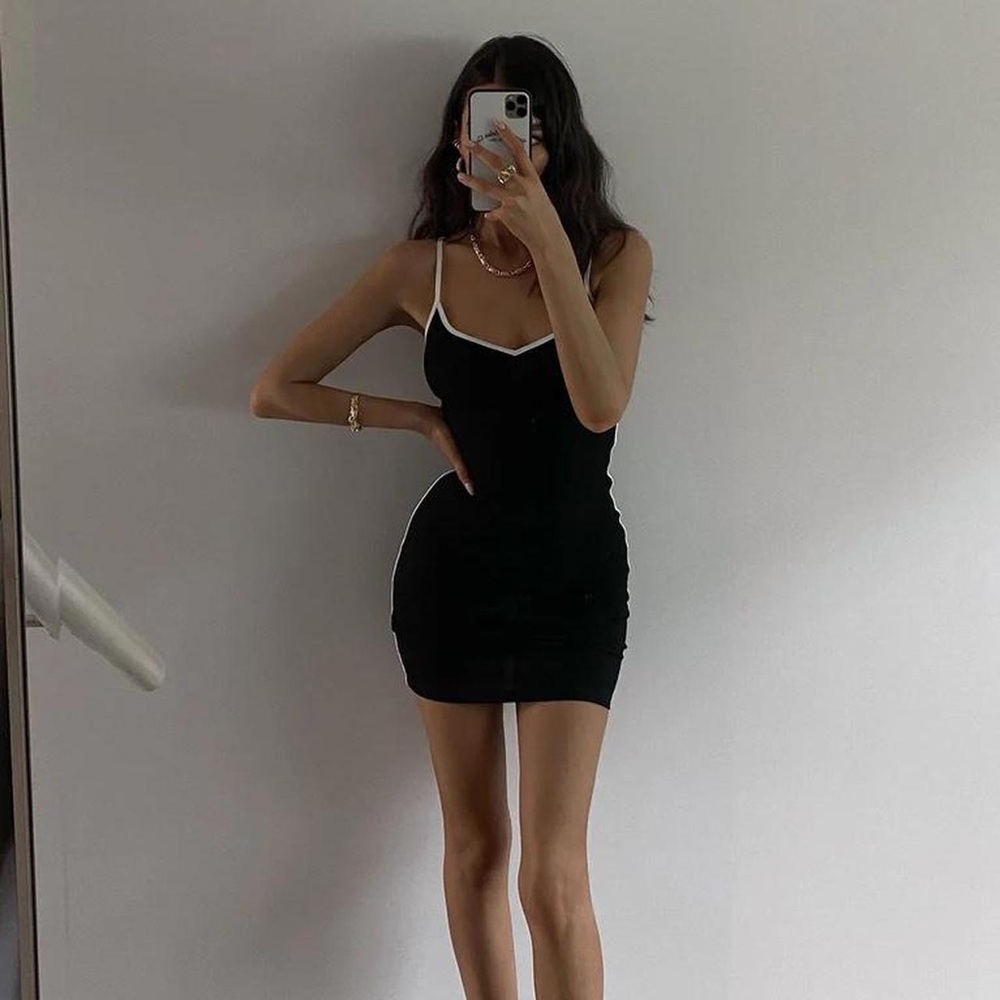 BNWT PRINCESS POLLY ARABELLAE MINI DRESS BLACK SIZE US 2. Originally $55.